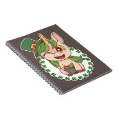 St Patricks Unicorn Notizblock (Rechte Seite)