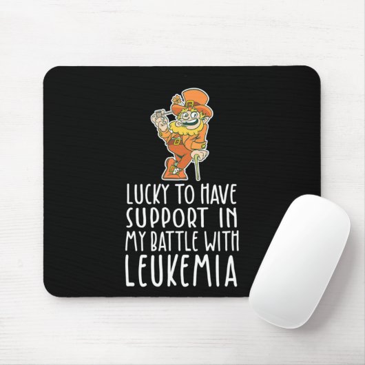 St Patricks Vierblättriges Kleeblatt Leprechaun Le Mousepad (Mit Mouse)