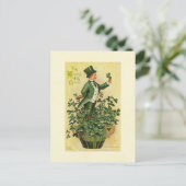 St. Patrick's Wearing of the Green Postkarte (Stehend Vorderseite)