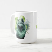 St. Patrick's Wolf Spirit Tasse ☘️ 🐺 (Vorderseite Links)