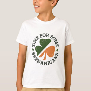 St. Patricks Zeit für einige Schabernack Kleeblatt T-Shirt