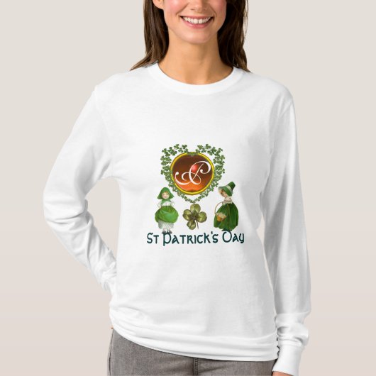 ST-PATRICKS ZELLTISCHES HERZMONOGRAMM T-Shirt (Vorderseite)