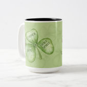 St Patrick's Zweifarbige Tasse (Vorderseite Links)