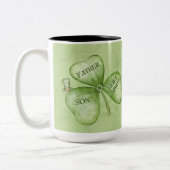 St Patrick's Zweifarbige Tasse (Links)
