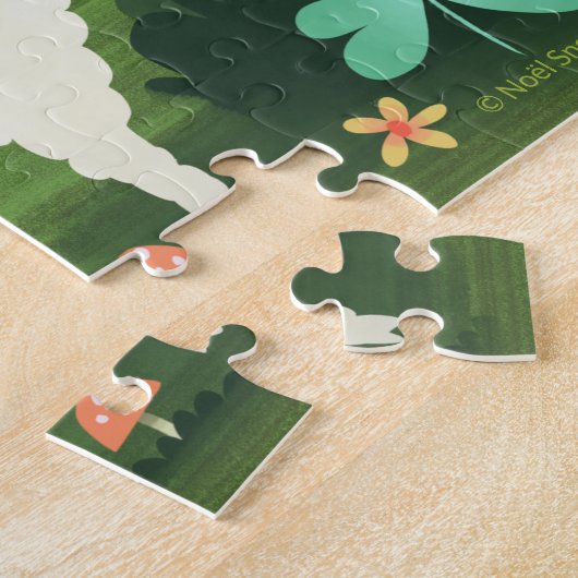 St. Patricks's Day Lucky Lamb Puzzle (Seite)