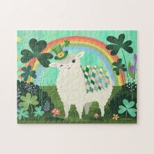 St. Patricks's Day Lucky Lamb Puzzle