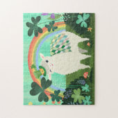 St. Patricks's Day Lucky Lamb Puzzle (Vertikal)