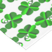 St- Patricktag. Kleemuster Tischdecke (Schrägansicht)