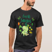 St Patricku2019s Rex Lucky Saurus Dinosaur St Pat T-Shirt (Vorderseite)