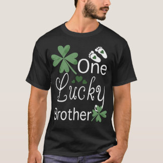 St Patricku2019s Tag 1 glücklicher Bruder Design G T-Shirt