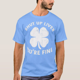 St Patrickx27s Tag Biertrinkung die Leber abschütt T-Shirt