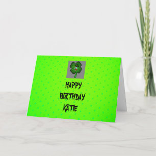 ST Patric's Day Birthday Card Karte