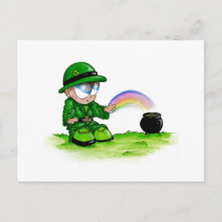 St. Patrics Day Postkarte