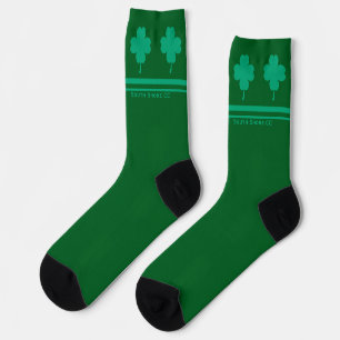 St. Pat's Day Golf Clover Crew Socken