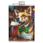 St. Pat's Dog Flachmann (Vorderseite)