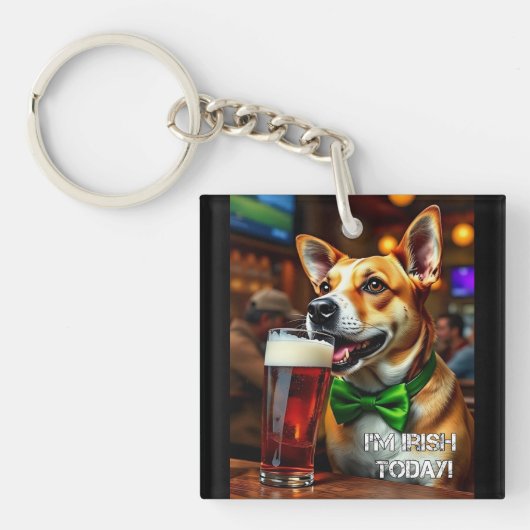 St. Pat's Dog Schlüsselanhänger (Vorderseite)