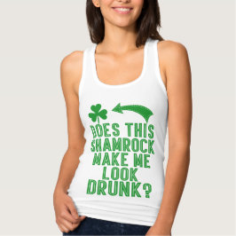 St Pats Kleeblatt Spaß Tank Top