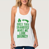 St Pats Kleeblatt Spaß Tank Top (Vorderseite)