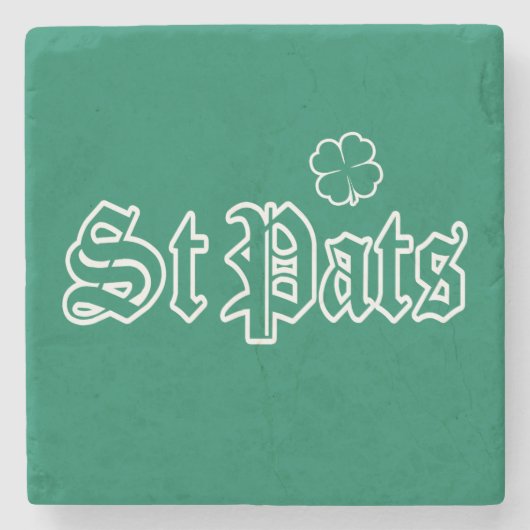St Pats Steinuntersetzer (Vorderseite)