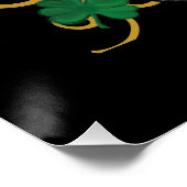 St. Patty Australian Shepherd Poster (Ecke)