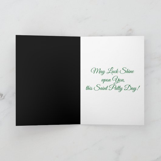 St. Patty Beagle Dog Karte (Innenseite)