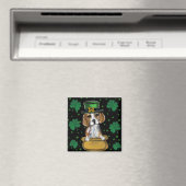 St. Patty-Beagle Magnet (In Situ (Geschirrspüler))