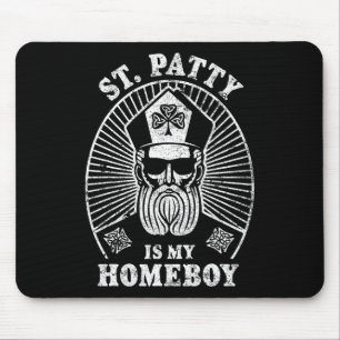 St Patty ist mein Kumpel Vintage lustiger St. Patr Mousepad