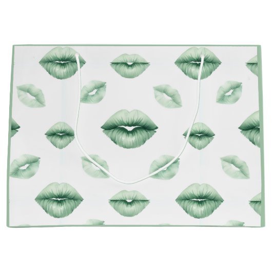 St Patty Kisses Große Geschenktüte (Vorderseite)