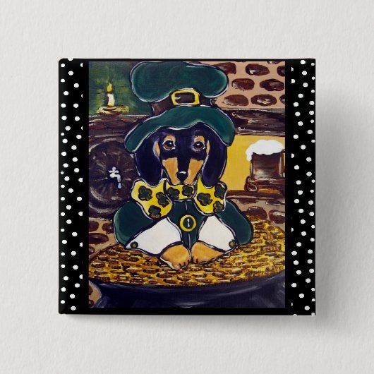 St. Patty-Knopf Button (Vorderseite)