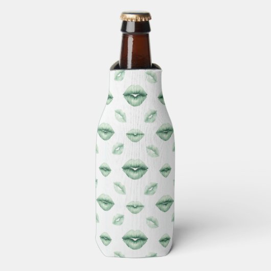 St Patty Küsse Flaschenkühler (Flaschenvorderseite)