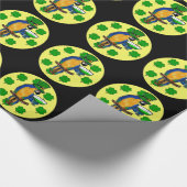 ST. PATTY PARROT GESCHENKPAPIER (Ecke)
