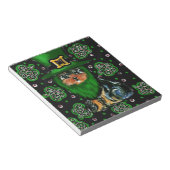 St. Patty Yorkie Poo Notizblock (angewinkelt)