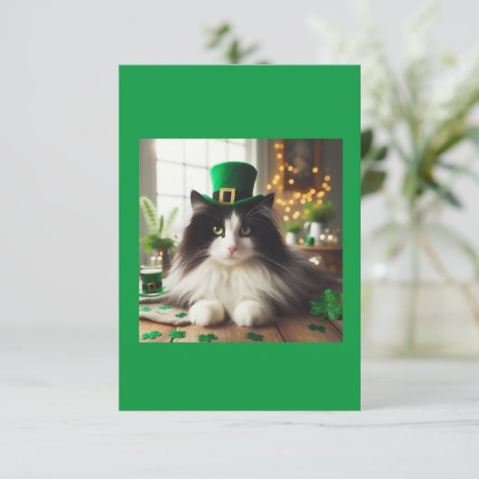 St. Patty's Day Cat (Stehend Vorderseite)