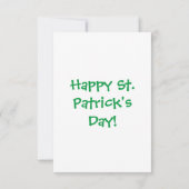 St. Patty's Day Cat (Rückseite)