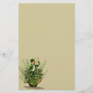 St. Patty's Day Gent - Stationary - No Lines Briefpapier
