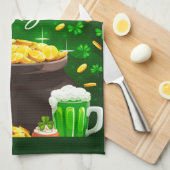 St. Patty's Day Geschirrtuch (Viertel Falte)