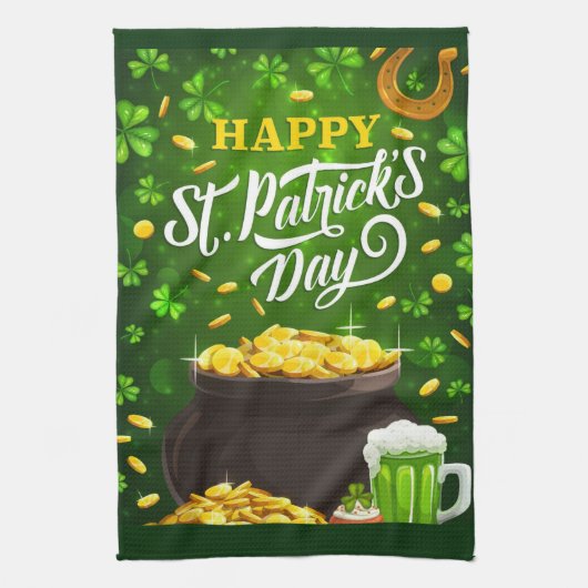 St. Patty's Day Geschirrtuch (Vertikal)