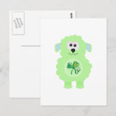 St. Pattys Day Goofkins Lamm Postkarte (Vorne/Hinten)