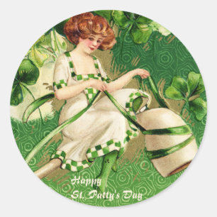 St. Patty's Day Mädchen Aufkleber