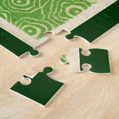 St. Patty's Day Mädchen Großes Puzzle (Seite)