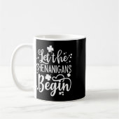 St. Pattys Day Men St Patrick Ließ The Shenani Kaffeetasse (Links)