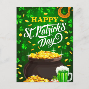 St. Patty's Day Postkarte