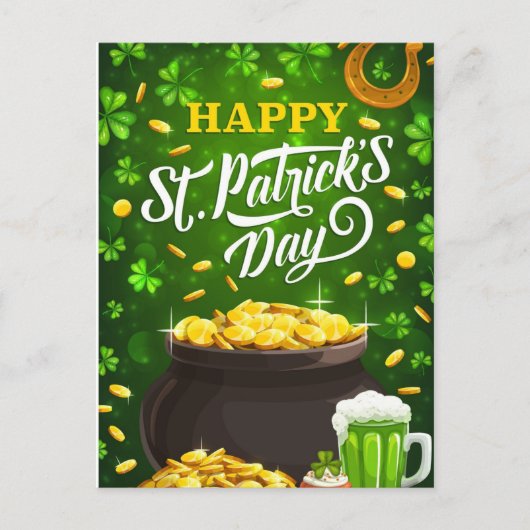 St. Patty's Day Postkarte (Vorderseite)
