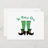 St. Patty's Day Postkarte (Vorne/Hinten)