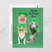 St. Patty's Day Postkarte (Vorne/Hinten)