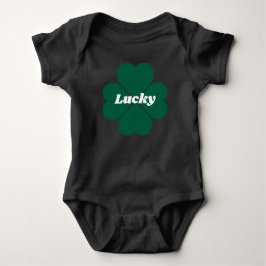 St. Patty's Kleeblatt | grüner Klee Baby Strampler
