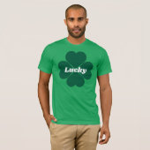 St. Patty's Kleeblatts | grüner Klee T-Shirt (Vorne ganz)