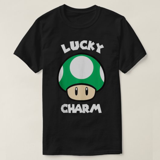 St Pattys Lucky Charm Mushroom T-Shirt (Design vorne)