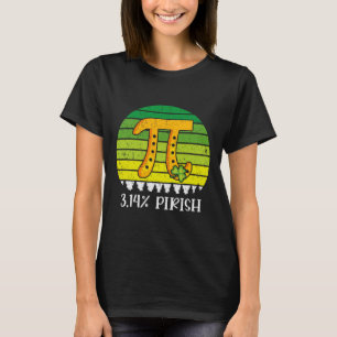 St Pattys Pi Day Funny St Patricks Day Lucky Math T-Shirt
