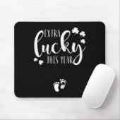 St Pattys Schwangerschaftsankündigung St Patricks  Mousepad (Mit Mouse)